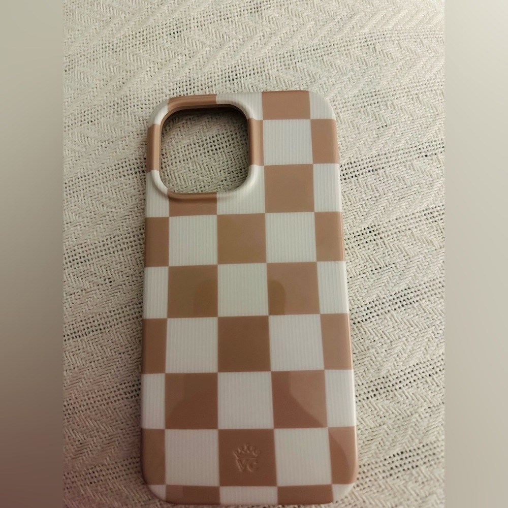 Velvet Caviar Checkerboard iPhone 14 Pro Max case